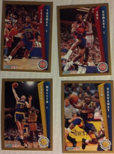 Fleer 1992-92 Basketball Cards (4) - $2.00