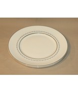 2 Dinner Plates Royal Doulton Tiara H4915 Fine Bone China Gray Vine Plat... - $24.70