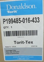NIB DONALDSON TORIT-TEX P199485-016-433 SM DD FILTER CARTRIDGE P19948501... - $350.00