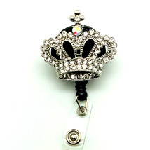 Crown Bling Clip And Reel  Retractable Scissor Holder - $11.66