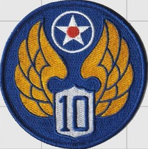 USAF 10th Air Force Patch 3.5" - $13.99