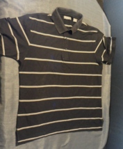 Daniel Cremiear Black & Stripped Button Up Fresh Mens Shirt Large - $14.15