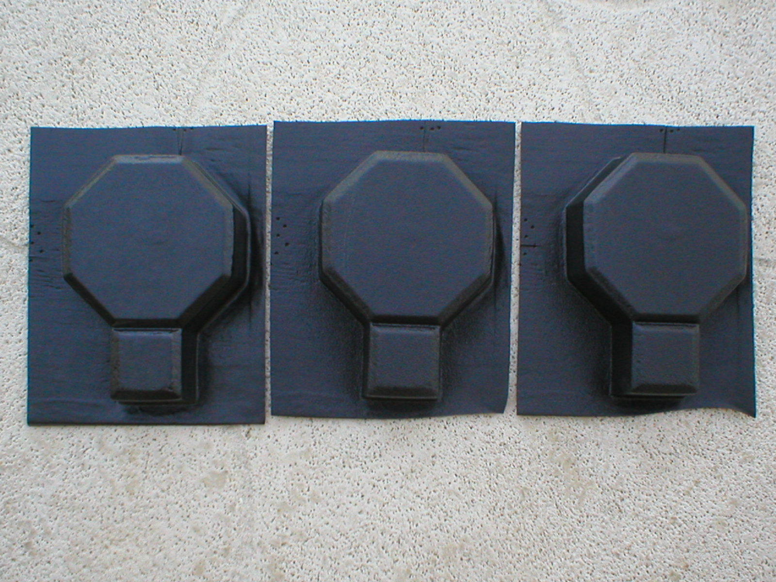 MAKE DIY PAVERS 8 INTERLOCKING "KEYHOLE" CONCRETE DRIVEWAY MOLDS +2