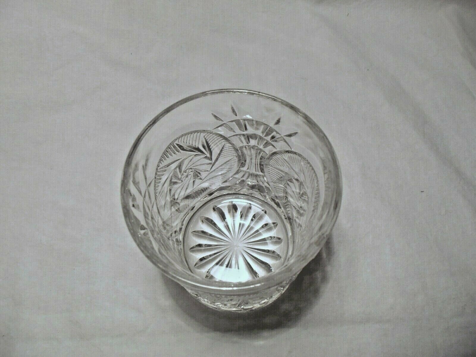 *NEW* Set of 8 vintage FOSTORIA glass STOWE CLEAR hiball GLASSES 