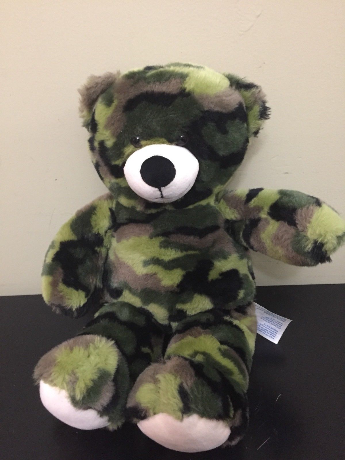 Build A Bear Camo Military Army Marines Bear Plush 16/" Camouflage Retired B