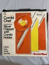 Vtg Combi Chef Slicer Chipper W/ Combi Holder. Complete In Box. Kitchen ... - $28.84