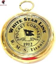 Brass Compass RMS Titanic 1912 Brass Pocket Gift Beautiful Working Model