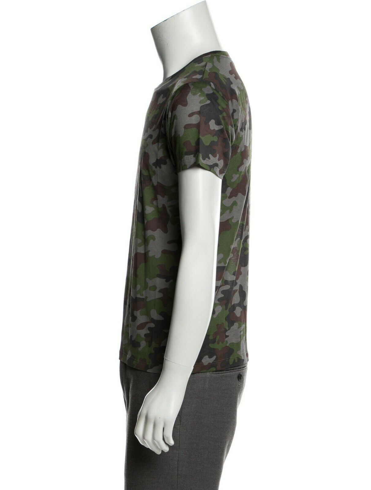 saint laurent camo t shirt