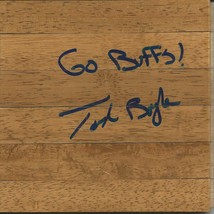Coach Tad Boyle Signed 6x6 Floorboard Colorado Go Buffs Inscription