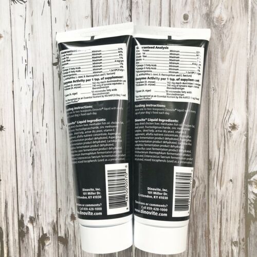 Dinovite Liquid Nutritional Supplement for Dogs 8fl Oz Lot Of 2 New