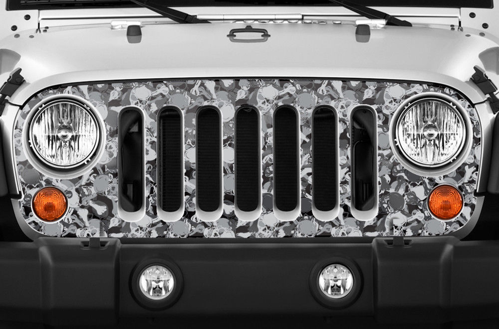 Jeep Wrangler Grille Wrap Off Road Graphic Sticker Decal 20072016