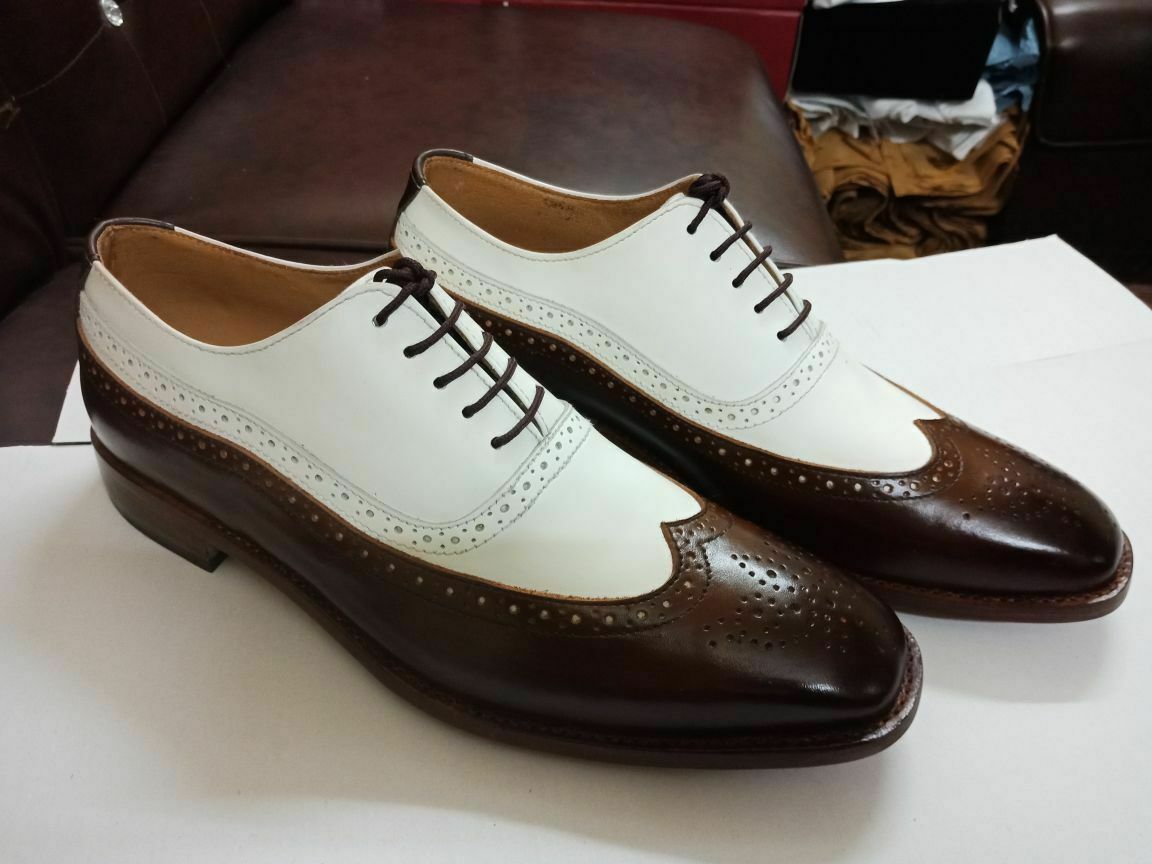 66 Sports Brown and white oxford shoes for Trend in 2022