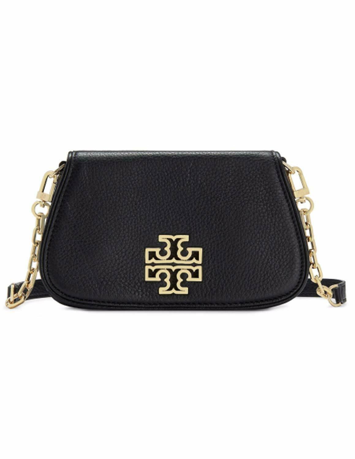 Tory Burch Britten Mini Crossbody Bag in Black - Women's Bags & Handbags