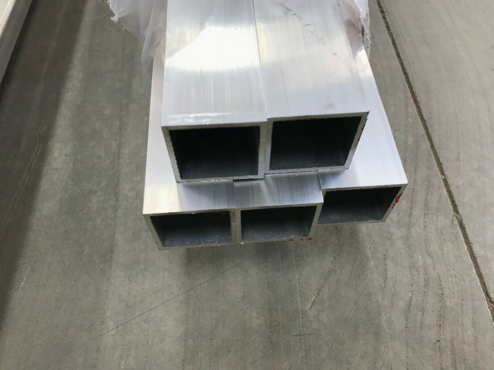 3/4"X 3/4" X 1/8"(.125) Wall 6063 T52 Aluminum Square Tube 24" Piece