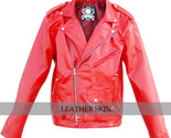 Red leather jacket front l thumb155 crop