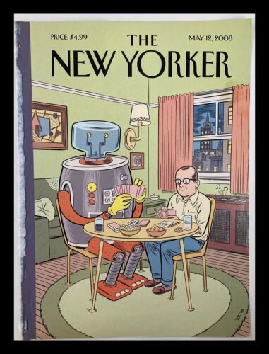 COVER ONLY The New Yorker May 12 2008 Man's Best Friend by Dan Clowes ...