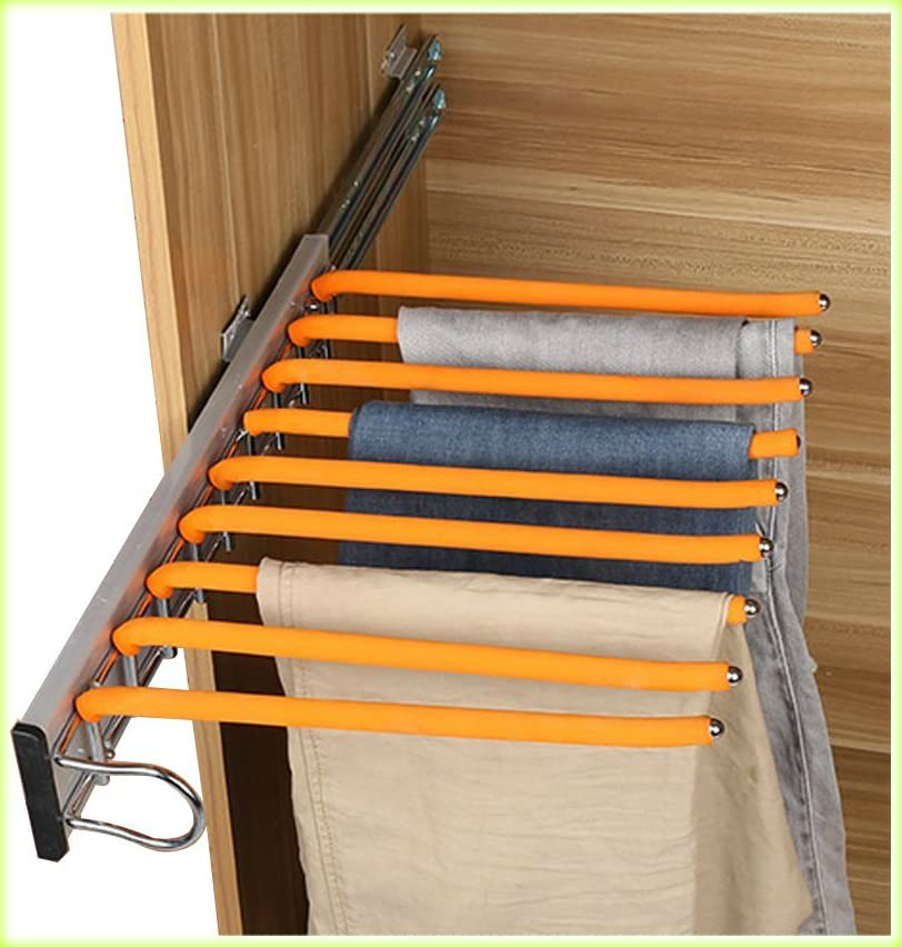 Closet Pants Hanger Bar Clothes Organizers for Space Saving & Storage