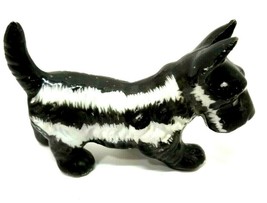 4&quot; Scottish Terrier Dog Figurine Scotty Scottie Vintage Hand Painted Jap... - $24.01
