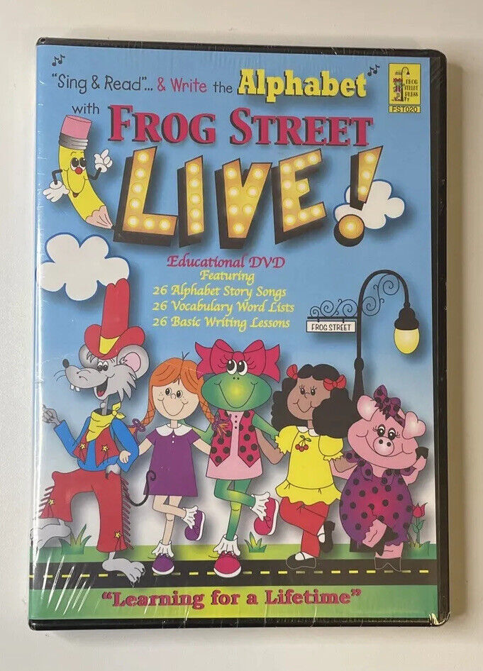 Sing Read & Write Alphabet Frog Street LIVE! Educational DVD NEW
