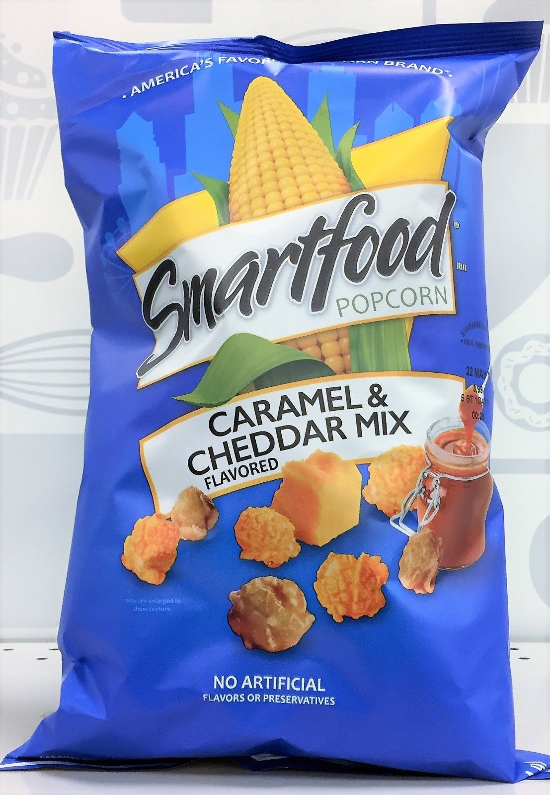 Smartfood Popcorn Caramel & Cheddar Mix 7 oz Smart Food ...