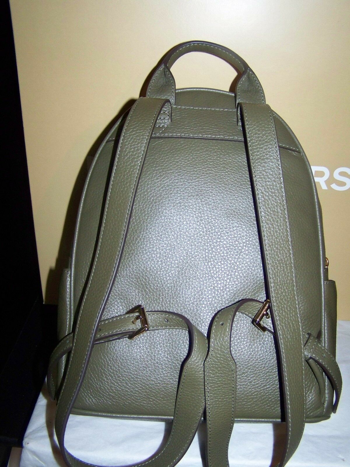 michael kors backpack olive green