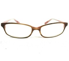 Oliver Peoples Maria Eyeglasses Frames Brown Pink Rectangular Cat Eye Full Rim  - $65.44