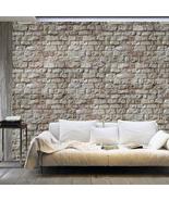 Tiptophomedecor Peel and Stick Wallpaper Wall Mural - Grey Old Brick Wal... - $59.99+
