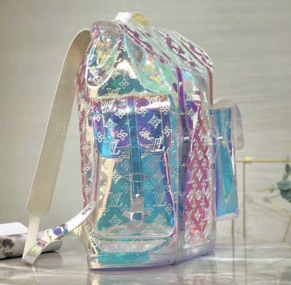 Louis Vuitton Prism Virgil Abloh Christopher GM Backpack Bag M44766 - Women&#39;s Handbags & Bags