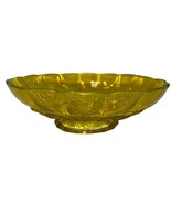 Vintage Indiana Glass Banana Yellow Garland Console Bowl 12&quot; - $45.00