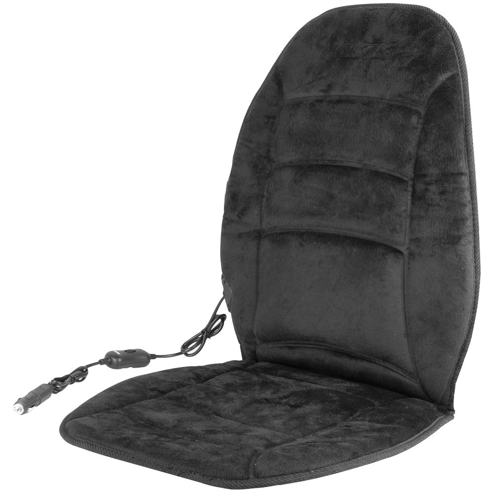 Wagan Tech 12volt Deluxe Velour Heated Seat Cushion WGN9448 Seat Covers