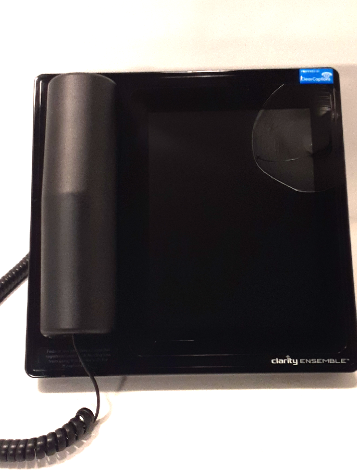 Clarity Ensemble Amplified Caption Touchscreen Phone w/ ClearCaptions