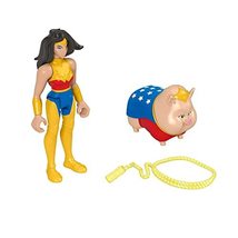 Fisher-Price DC League of Super-Pets Wonder Woman & PB, set of 2 poseable figure - $17.09