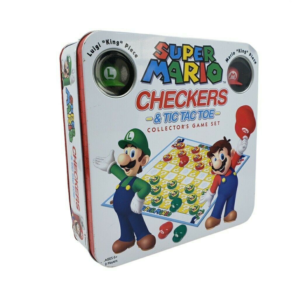 SUPER MARIO CHECKERS Collectors Edition SET OF 4 Green Luigi Replacement Pieces 