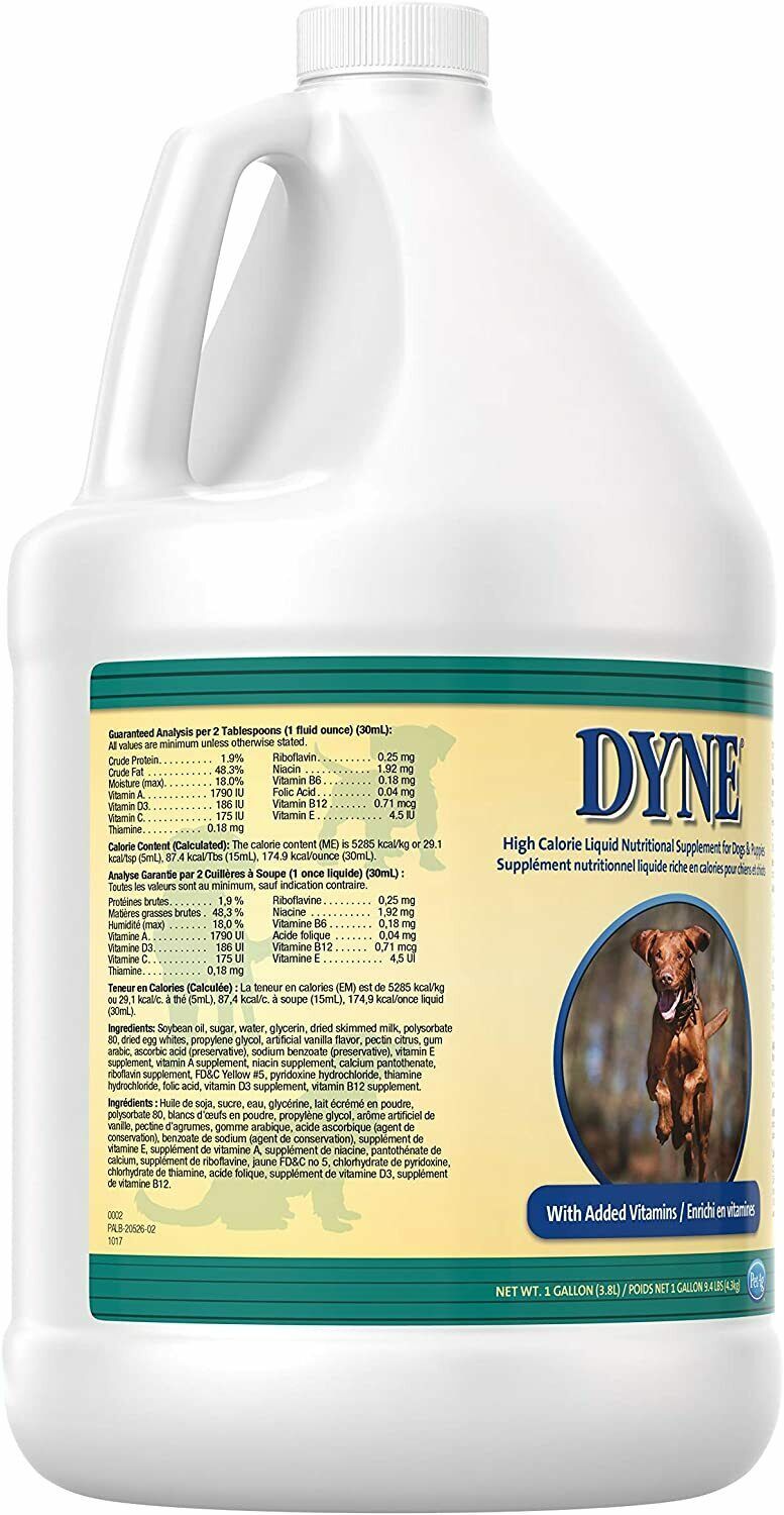 DYNE High Calorie Dog Supplement 1 gallon Vitamins & Supplements