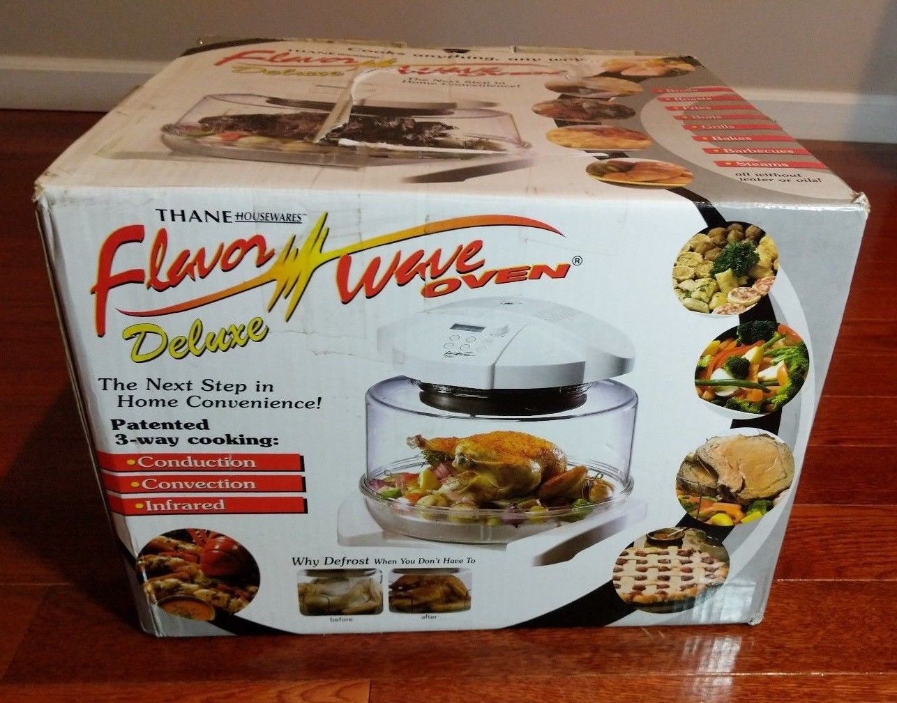 FLAVOR WAVE OVEN DELUXE Thane Housewares Convection Infrared Oven ...