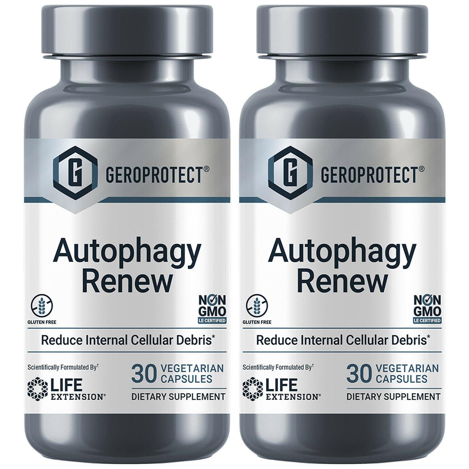 Life Extension Geroprotect Autophagy Renew Longevity AMPK cellular energy 2X30