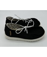 Hey Dude Wendy Slip-On Sneaker Youth Kids Size 13 Black/White - $24.75