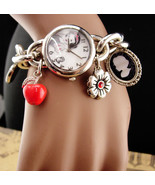 Snow White wrist Watch - Fairest of all charm bracelet - stainless steel... - $95.00