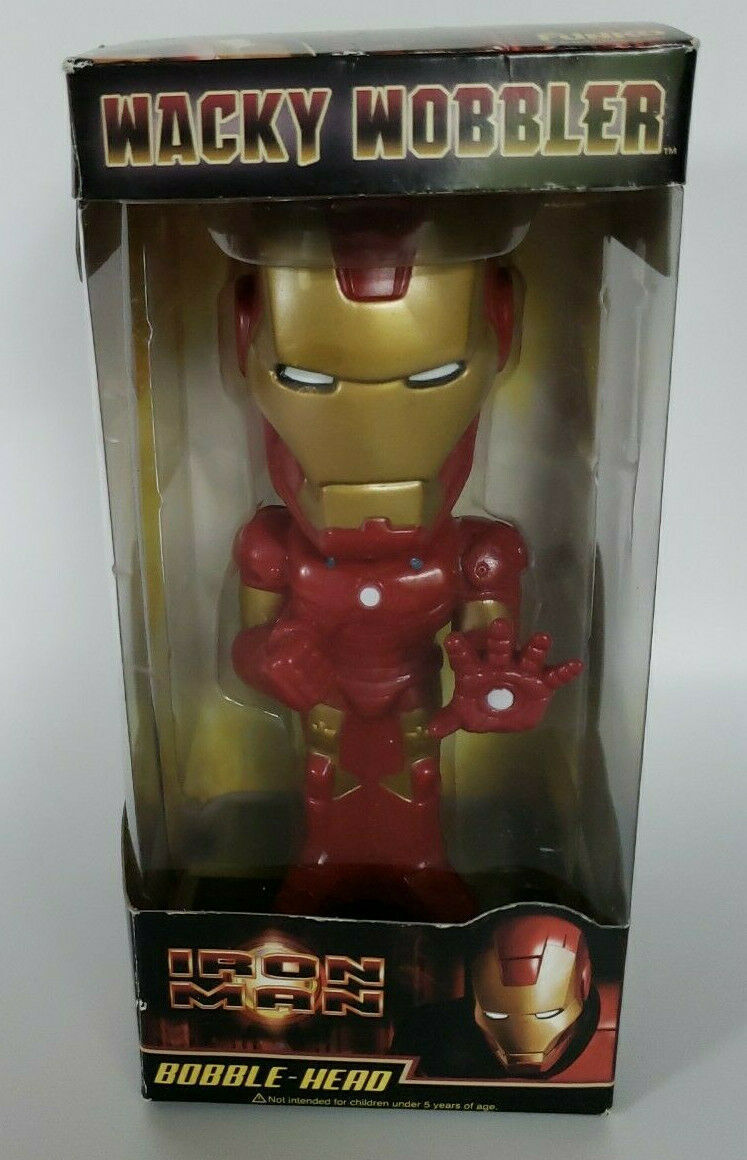 Funko 08311 Red Iron Man Wacky Wobbler Bobble Head Pop Culture New in box SH1 - $18.99