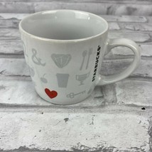 Starbucks Coffee Espresso Cup 7.8 oz Small Things I Love Red Heart Mug C... - $14.49