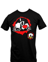 Looney Tunes Marvin the Martian in Spaceship with Ray Gun T-Shirt LARGE UNWORN