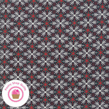 Moda Kringle And Claus 30594 13 Black Basic Grey Quilt Fabric Christmas - $5.75