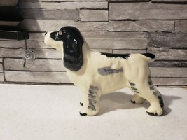 Vintage Robert Simmons Cocker Spaniel Dog Figurine Ruggles Porcelain Bla... - $22.50