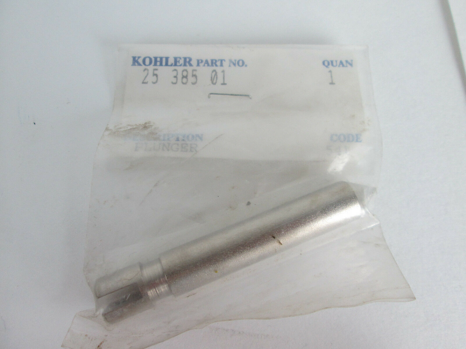 Genuine Kohler Generator Engine Parts Plunger 25 385 01 OEM NOS T Light Equipment & Tools