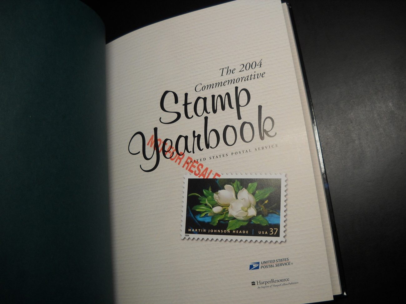 Postal Service The 2004 Commemorative Stamp Yearbook USPS Harper