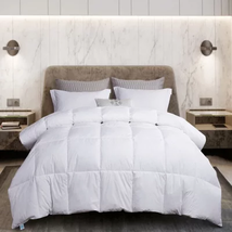 Martha Stewart 240 Thread Count White Goose Feather and down Comforter (Various  - $105.88+