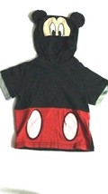 Disney Mickey Mouse Clubhouse Hood Ears Shirt Size 12 Months GRAY  - $8.15