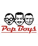 Pep Boys Manny Moe and Jack Heads Plasma Metal Sign - $49.95