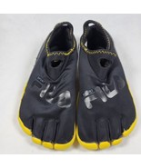 Fila Sport Skele-toes Movement Water Athletic Shoes Black Yellow Mens 7 EUC - $29.96
