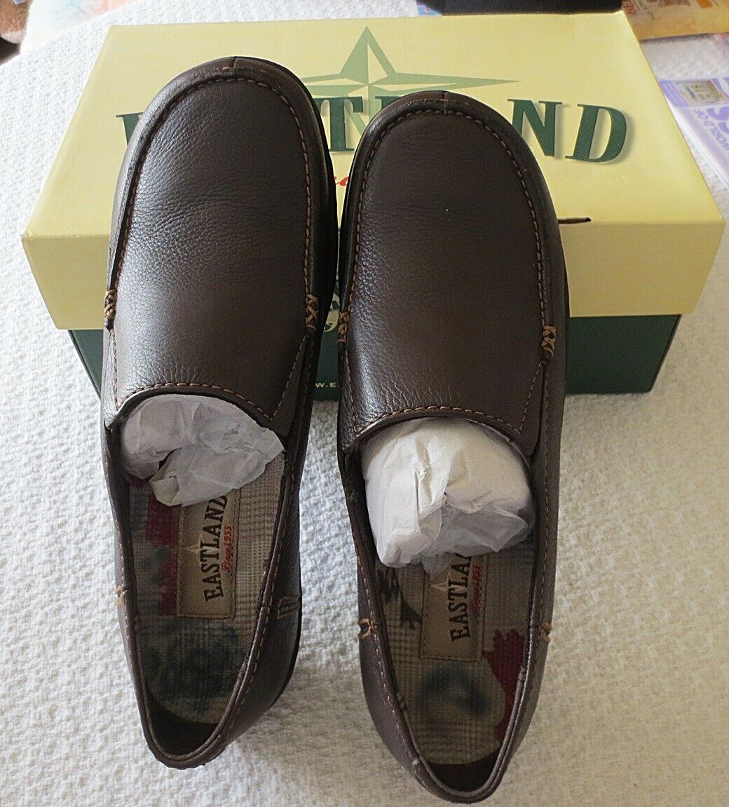 Eastland Genova Brown Slip On Shoes Size 8 1/2 M - $54.45
